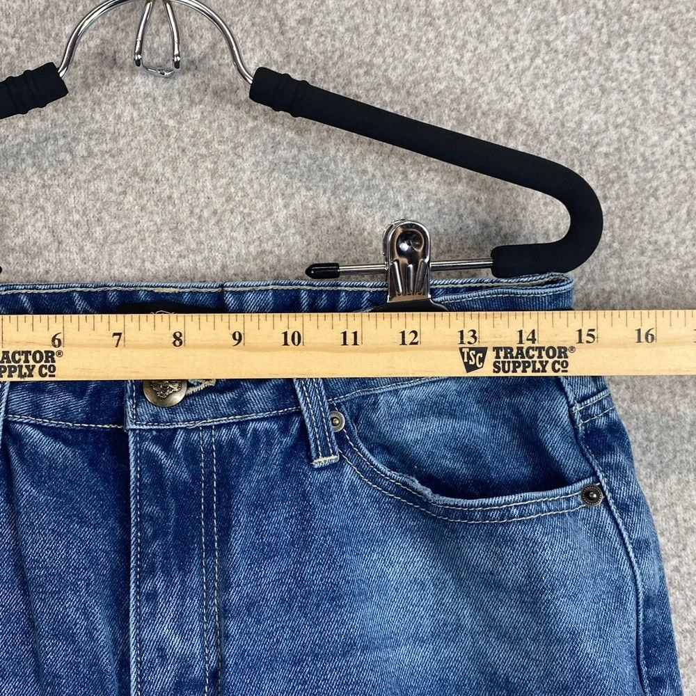 Ed Hardy painted jeans size 28 graffiti retro Y2K art tattoo edgy streetwear - Picture 4 of 11